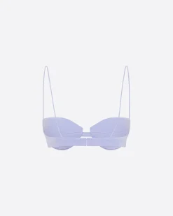 Alex Perry Bra Top in Satin Crepe