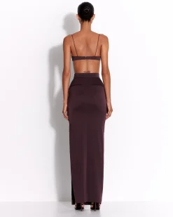 Alex Perry Bra Top in Satin Crepe
