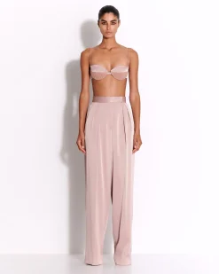 Alex Perry Bra Top in Satin Crepe