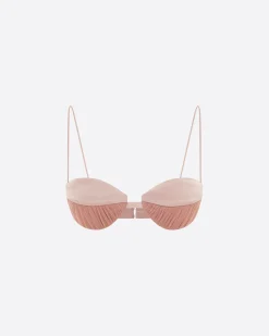 Alex Perry Bra Top in Satin Crepe