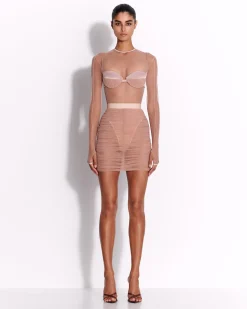 Alex Perry Bra Top in Satin Crepe