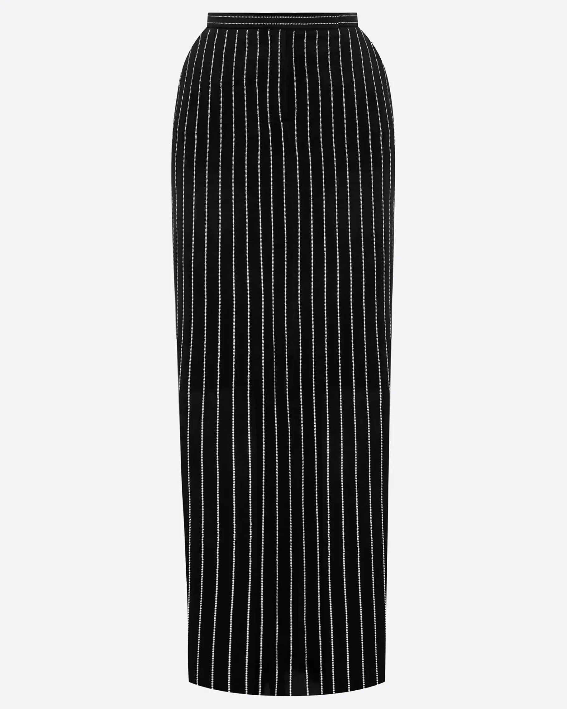 Alex Perry Column Skirt in Crystal Velvet