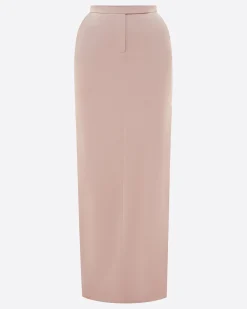 Alex Perry Column Skirt in Satin Crepe