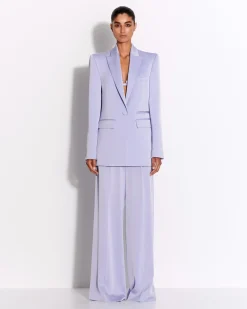Alex Perry Double Pleat Trouser in Satin Crepe