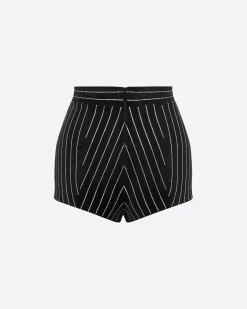 Alex Perry Hot Pant in Crystal Velvet