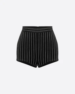 Alex Perry Hot Pant in Crystal Velvet