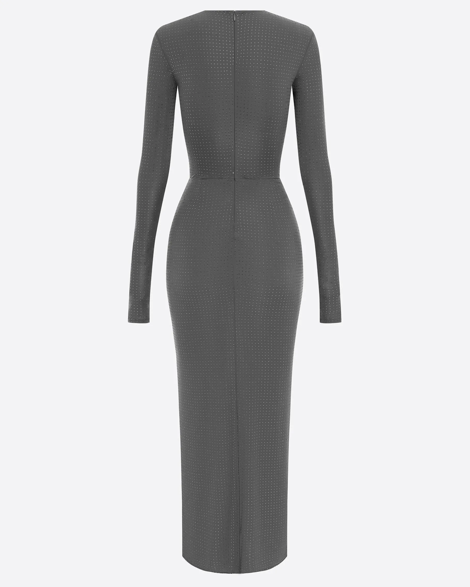Alex Perry Long Sleeve Dress in Crystal Jersey