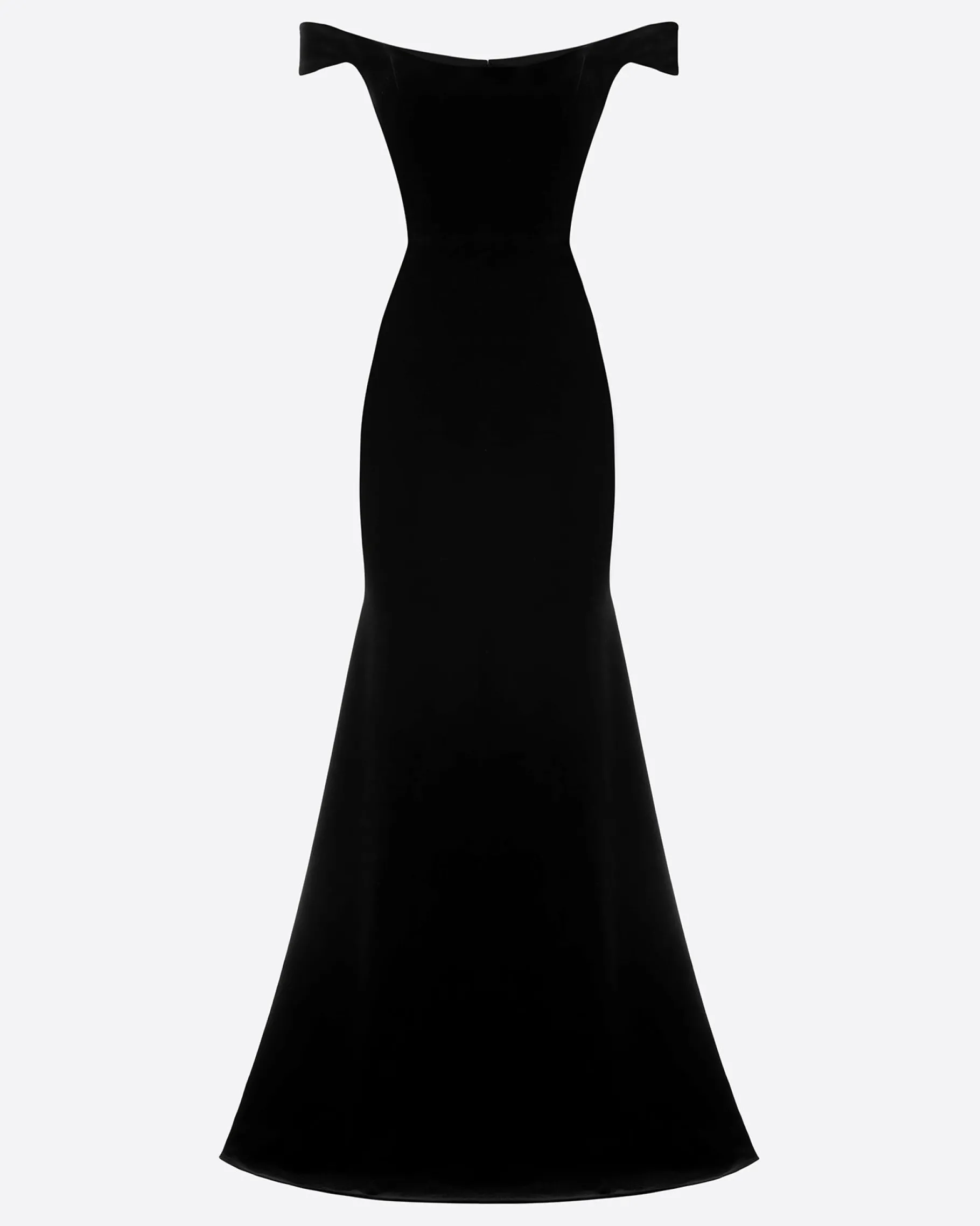Alex Perry Off Shoulder Corset Gown in Velvet
