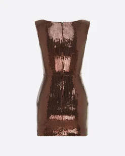 Alex Perry Portrait Mini Dress in Sequin