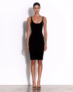 Alex Perry Singlet Dress in Velvet