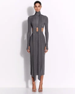 Alex Perry Skirt in Crystal Jersey