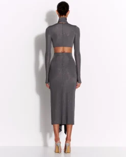 Alex Perry Skirt in Crystal Jersey