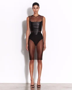 Alex Perry Skirt in Fine Mesh