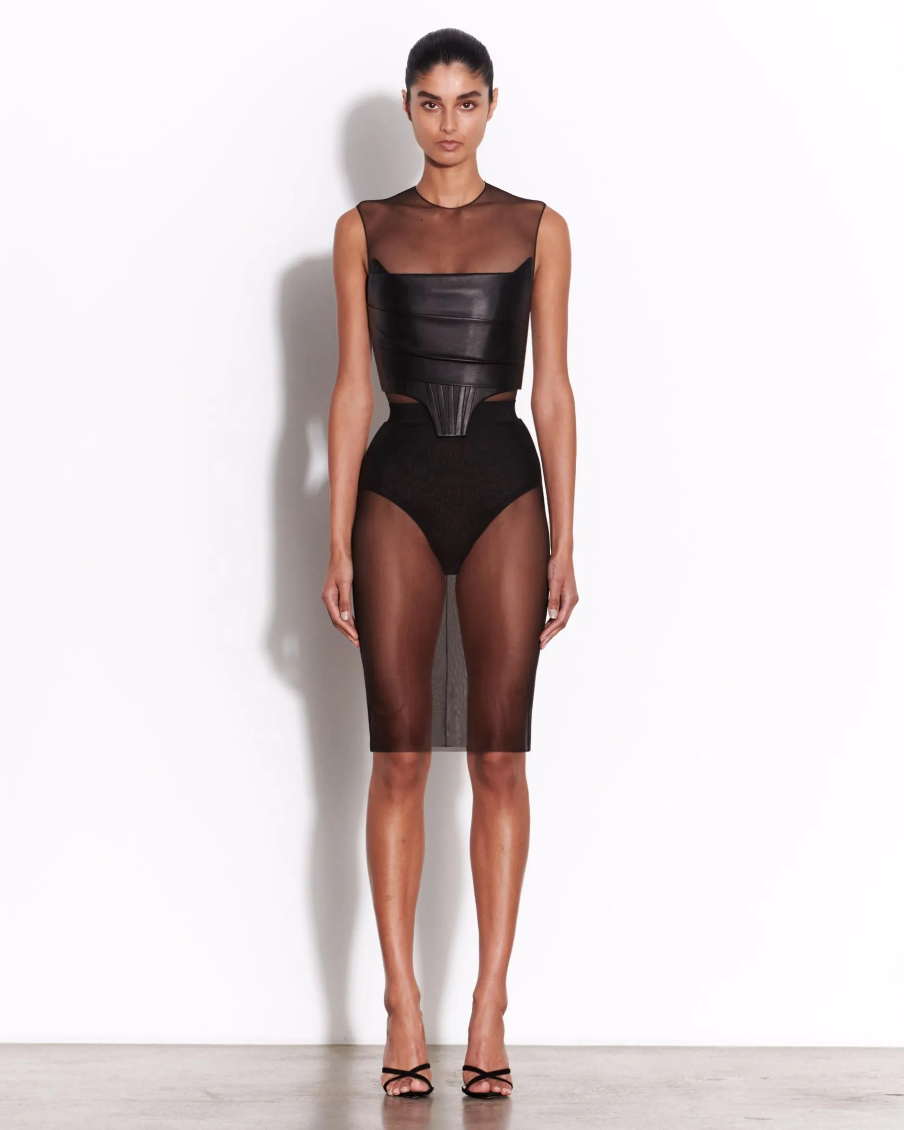 Alex Perry Skirt in Fine Mesh