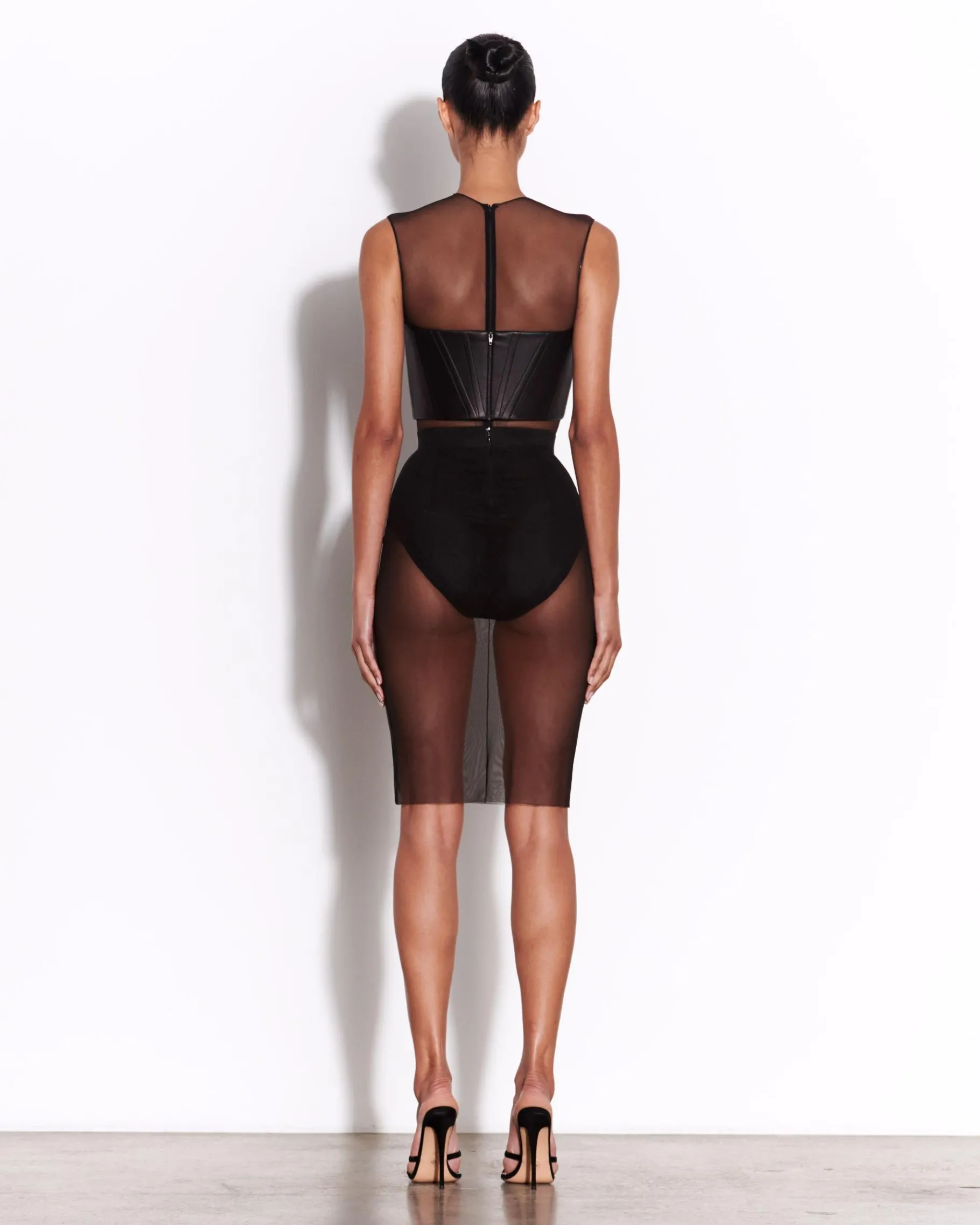 Alex Perry Skirt in Fine Mesh