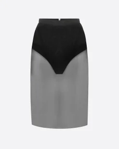 Alex Perry Skirt in Fine Mesh