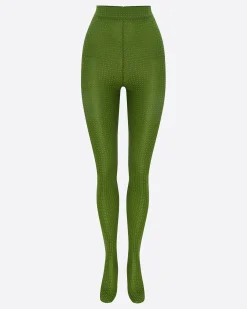 Alex Perry Stocking in Crystal Jersey