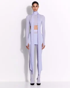 Alex Perry Stocking in Crystal Jersey