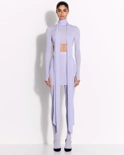 Alex Perry Stocking in Crystal Jersey