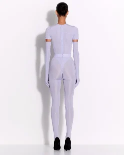 Alex Perry Stocking in Crystal Jersey