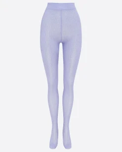 Alex Perry Stocking in Crystal Jersey