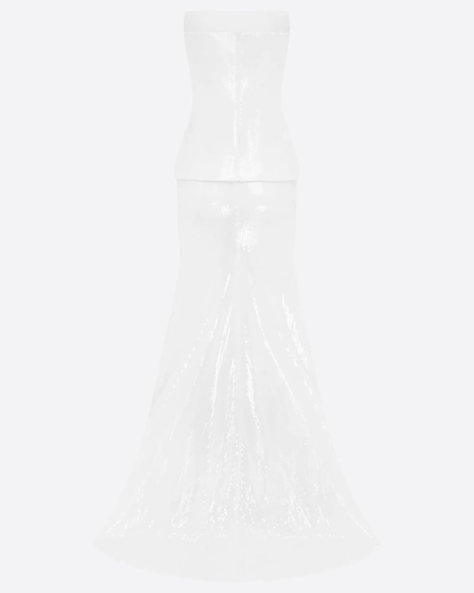 Alex Perry Strapless Longline Corset Gown in Sequin
