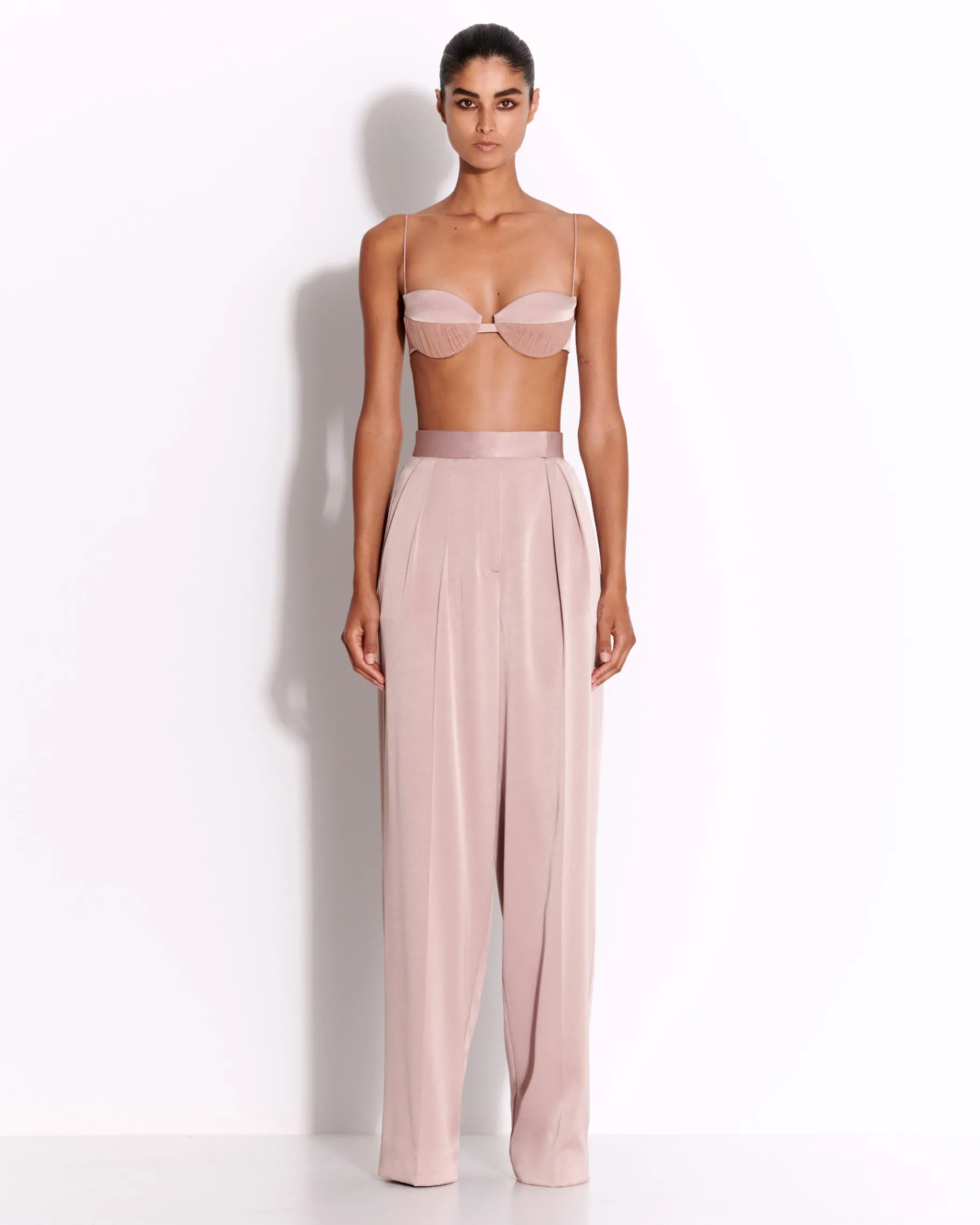 Alex Perry Tailored Trouser in Satin Crepe