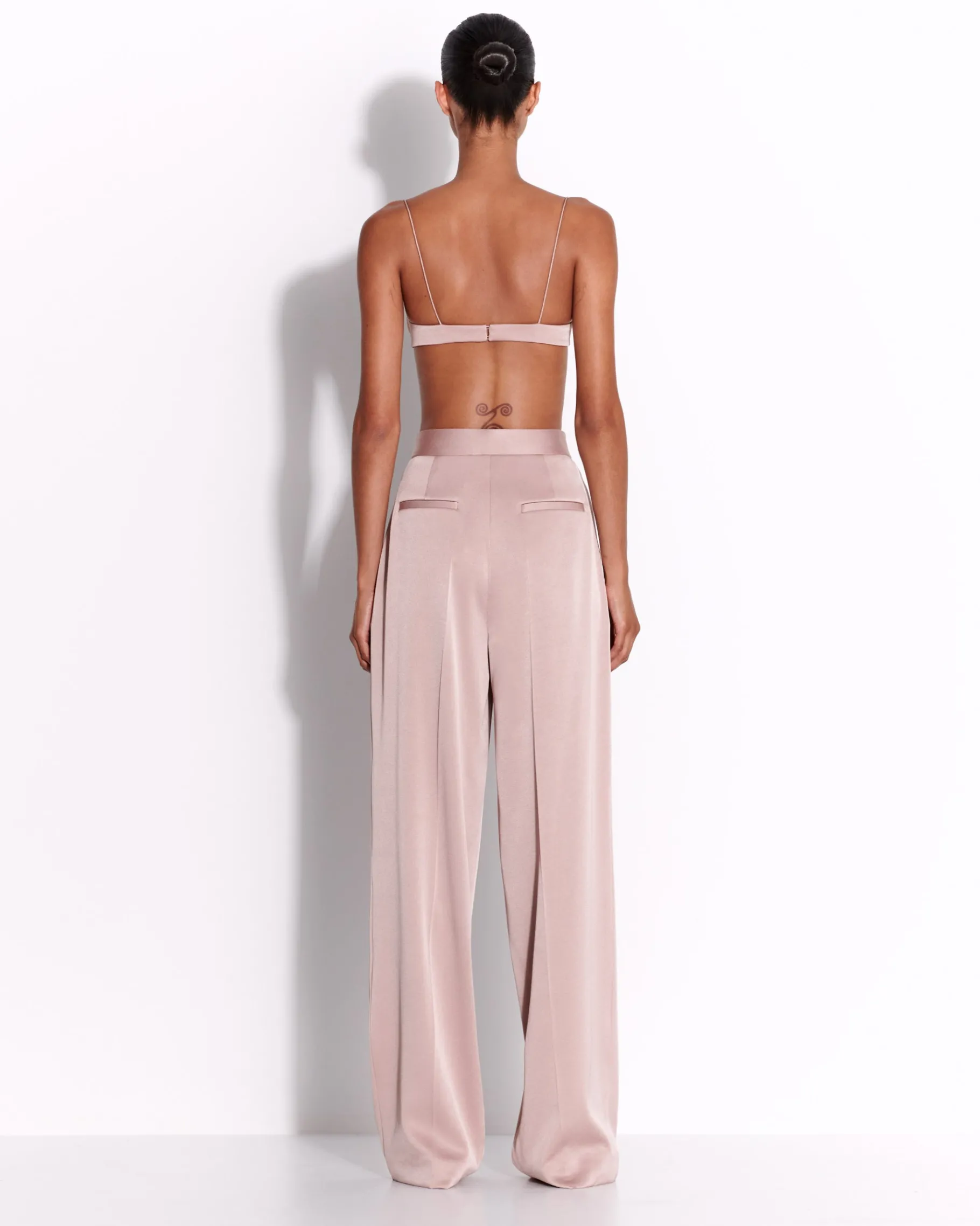 Alex Perry Tailored Trouser in Satin Crepe