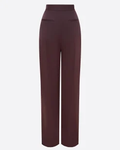 Alex Perry Tailored Trouser in Satin Crepe