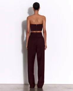 Alex Perry Tailored Trouser in Wool Suiting